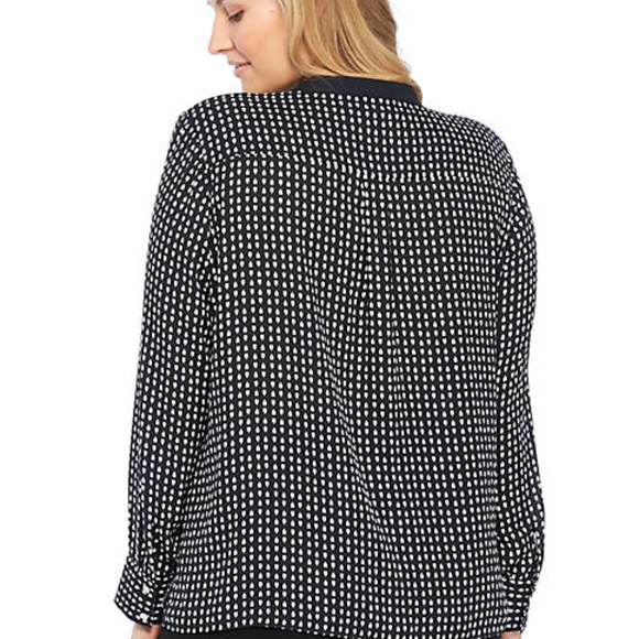 NWT The Limited Pleated Mandarin Collar 3X - Picture 2 of 3